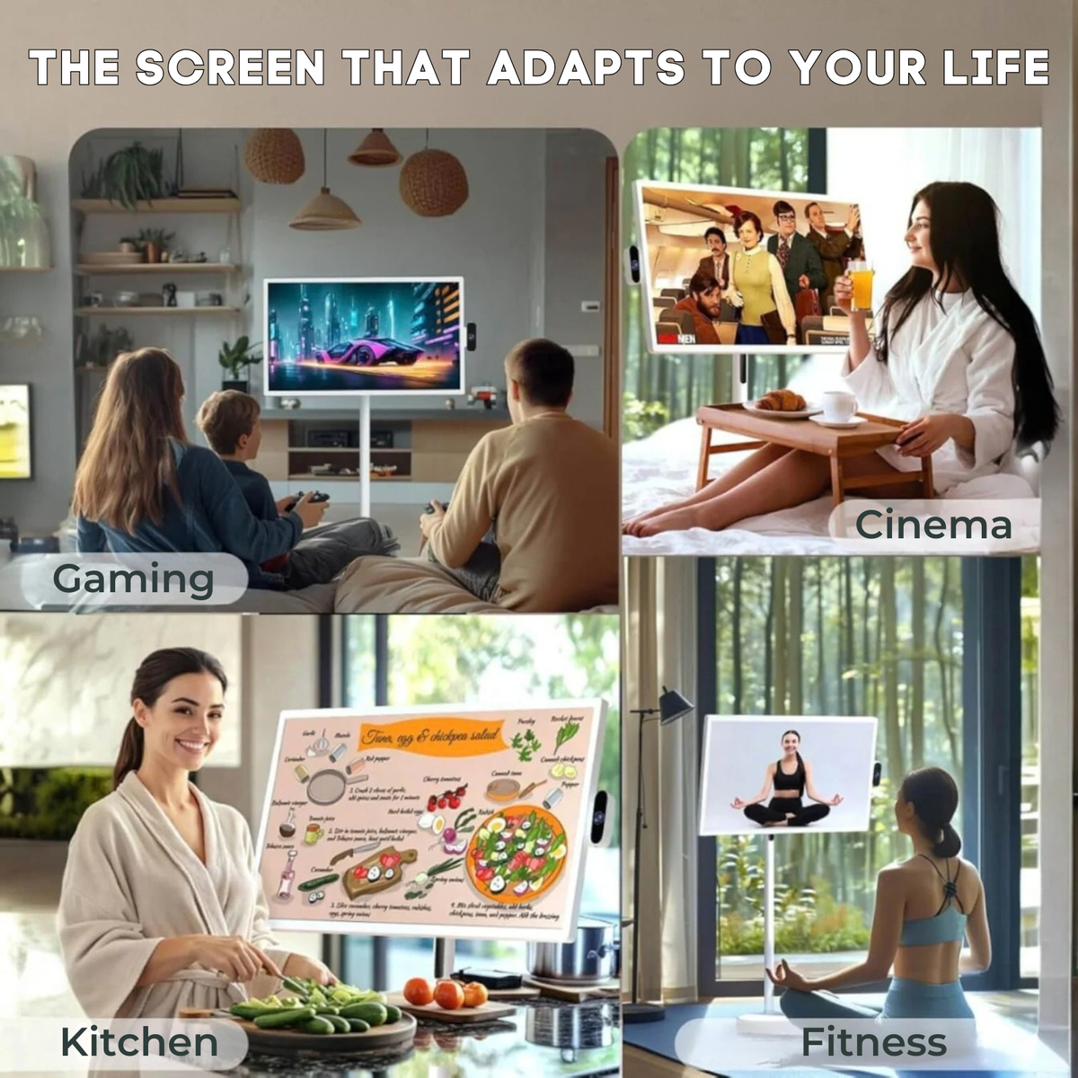 Portable 4K TV 360°