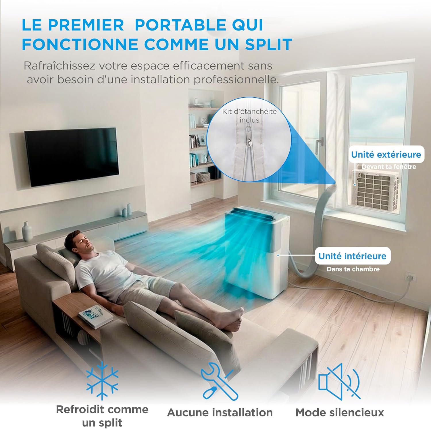 Climatiseur PortaSplit 4 en 1