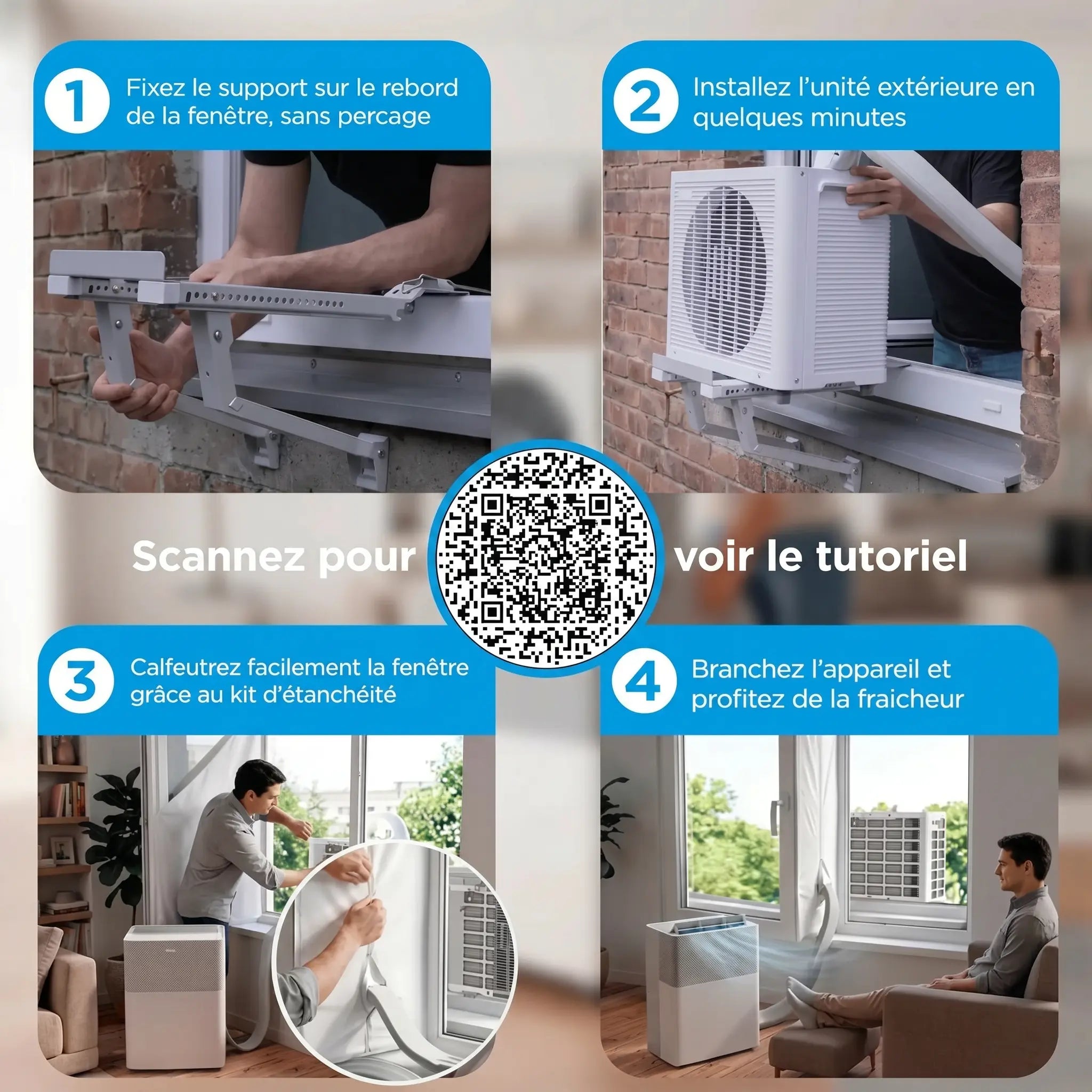 Climatiseur PortaSplit 4 en 1
