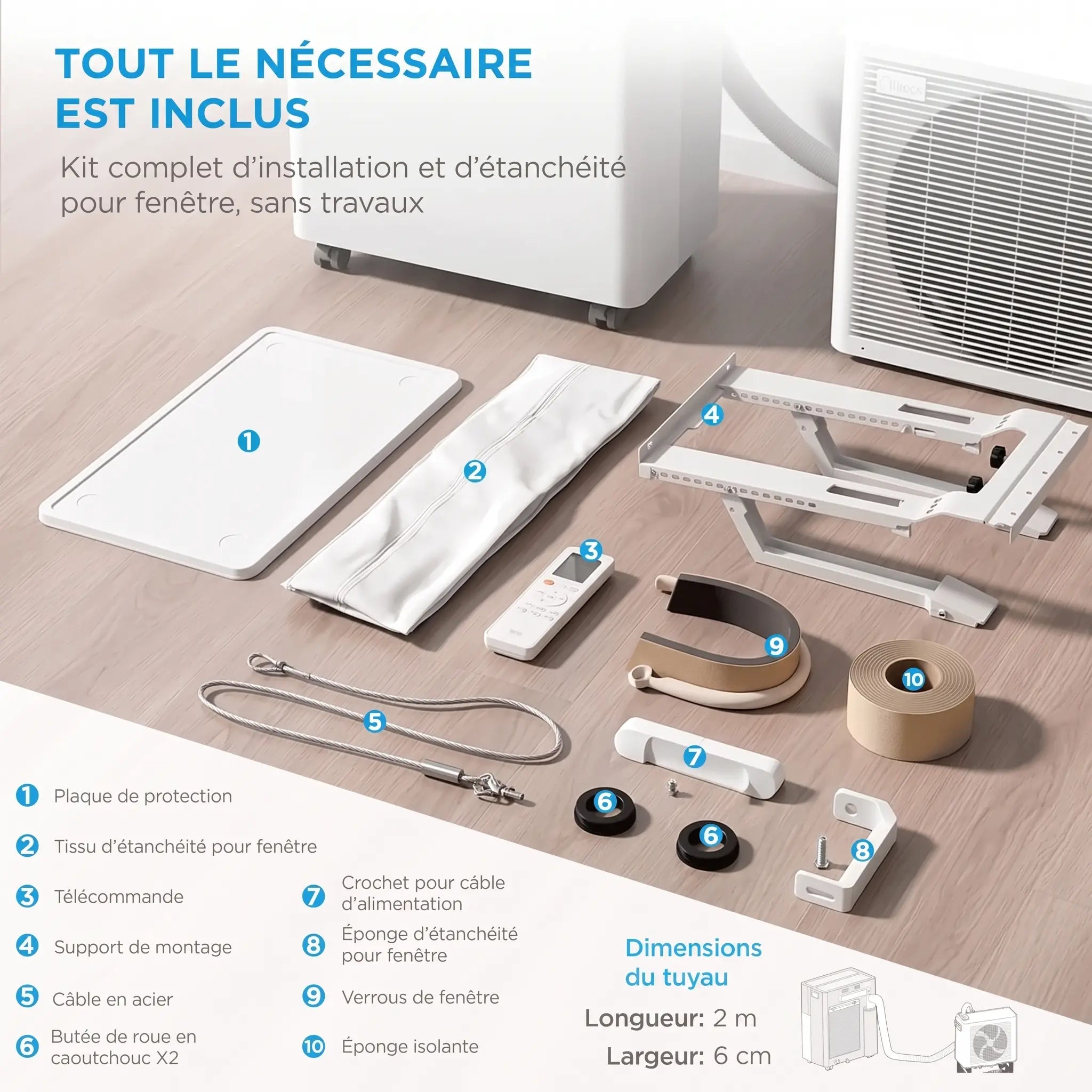 Climatiseur PortaSplit 4 en 1